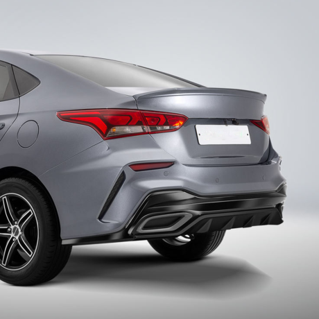 Бампер задний "Quant" для Hyundai Solaris (2017-2020) купить недорого с доставкой в Тюмень