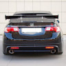 Накладка (юбка) заднего бампера "Mugen Style" для Honda Accord VIII (2008-2013) купить недорого с доставкой в Тюмень