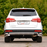 Защита заднего бампера двойная угловая d63/51мм (НПС) HAVAL H6 (2014-н.в.) купить недорого с доставкой в Тюмень