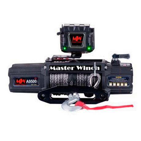Автомобильная лебедка "Master Winch" А9500S, электрическая с синтетическим тросом, 12В купить недорого с доставкой в Тюмень