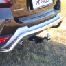 Накладка на задний бампер (НПС) RENAULT DUSTER (2012-2020 г.в.) купить недорого с доставкой в Тюмень