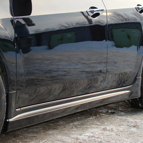 Накладки на пороги "Mugen Style" для Honda Accord VIII (2008-2013) купить недорого с доставкой в Тюмень