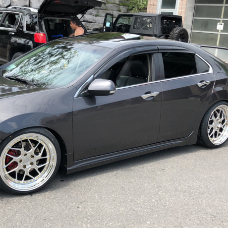 Накладки на пороги "Mugen Style" для Honda Accord VIII (2008-2013) купить недорого с доставкой в Тюмень