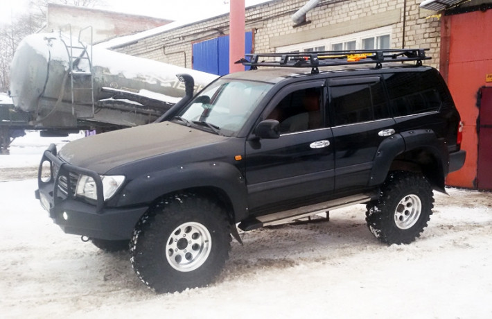 Расширители арок стеклопластиковые на Toyota Land Cruiser 100 (6кг) купить недорого с доставкой в Тюмень