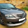 Накладка (юбка) на передний бампер для Mazda 3, хэтчбэк (2003-2009) купить недорого с доставкой в Тюмень