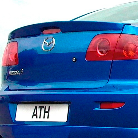 Спойлер на кромку багажника "Сток 2л" для Mazda 3 седан (2003-2009) купить недорого с доставкой в Тюмень