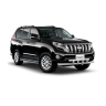Защита переднего бампера двойная с пластинами d63/63мм (НПС) Toyota Land Cruiser Prado 150 (2013-2016 г.в.) купить недорого с доставкой в Тюмень