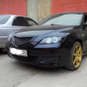 Решетка радиатора "Сетка" для Mazda 3, хэтчбэк (2003-2009) купить недорого с доставкой в Тюмень