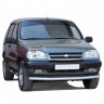 Защита переднего бампера «труба» для B@3 2123 "Chevrolet Niv@" (d 63,5)(Окрашенное) купить недорого с доставкой в Тюмень