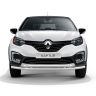 Защита переднего бампера двойная d63/63мм (НПС) RENAULT Kaptur (2016-н.в.) купить недорого с доставкой в Тюмень