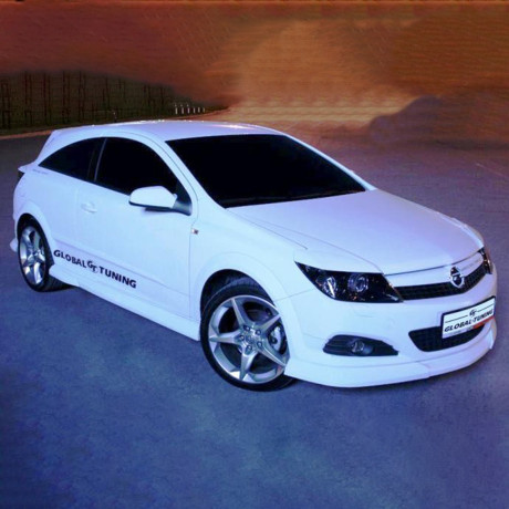 Накладки на фары (реснички) "GT" для Opel Astra H (3D, 5D) купить недорого с доставкой в Тюмень