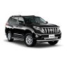 Защита переднего бампера двойная d63/63мм (НПС) Toyota Land Cruiser Prado 150 (2013-2016 г.в.) купить недорого с доставкой в Тюмень
