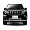 Защита переднего бампера двойная d63/63мм (НПС) Toyota Land Cruiser Prado 150 (2013-2016 г.в.) купить недорого с доставкой в Тюмень