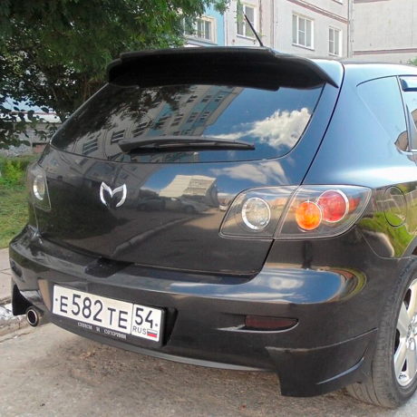 Спойлер пустой "Sport" для Mazda 3, хэтчбэк (2003-2009) купить недорого с доставкой в Тюмень
