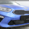 Защита радиатора "Standart" Kia Ceed SW (2018-н.в.) низ с датчиком, чёрная купить недорого с доставкой в Тюмень