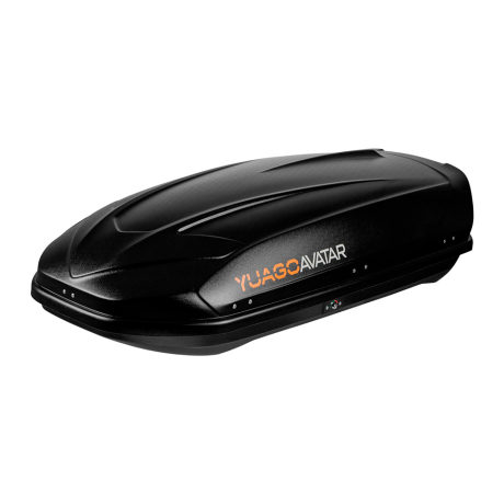 Автобокс YUAGO Avatar (тиснение) (EuroLock), черный, 460л купить недорого с доставкой в Тюмень