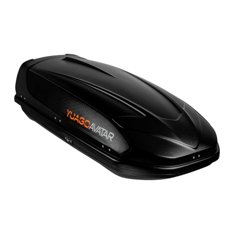 Автобокс YUAGO Avatar (тиснение) (EuroLock), черный, 460л купить недорого с доставкой в Тюмень