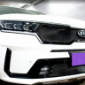 Защита радиатора "Standart" Kia Sorento (2020-н.в.) верх, чёрная купить недорого с доставкой в Тюмень