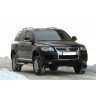 Защита порогов «Труба с проступью» (d76) для Volkswagen Touareg (2002-2006)(Окрашенное) купить недорого с доставкой в Тюмень
