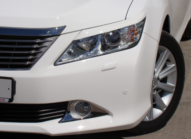Накладки на фары (реснички) для Toyota Camry XV50 (2012-2014) купить недорого с доставкой в Тюмень