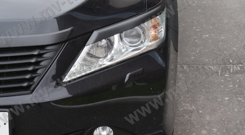 Накладки на фары (реснички) для Toyota Camry XV50 (2012-2014) купить недорого с доставкой в Тюмень