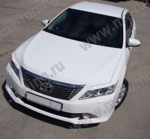 Накладки на фары (реснички) для Toyota Camry XV50 (2012-2014) купить недорого с доставкой в Тюмень