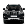 Защита переднего бампера двойная с зубьями d63/63мм (НПС) TOYOTA LAND CRUISER PRADO 150 (2017-н.в.) купить недорого с доставкой в Тюмень
