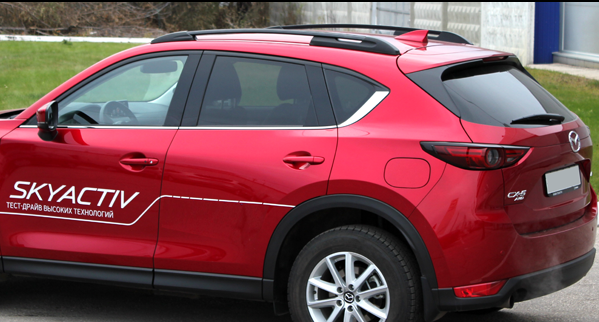 Рейлинги Mazda CX-5 (2016-н.в.) Чёрный купить недорого с доставкой в Тюмень