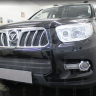 Защита радиатора "Standart" Foton Sauvana (2014-н.в.) верх, чёрная купить недорого с доставкой в Тюмень