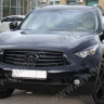 Накладки на фары (реснички) var №2 для Infiniti FX (2nd generation) купить недорого с доставкой в Тюмень
