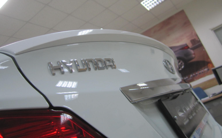 Лип-спойлер для Hyundai Solaris (2010-2016) купить недорого с доставкой в Тюмень