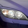 Накладки на фары (реснички) короткие var №1 для Mazda 3 Hatchback (2004-2009) купить недорого с доставкой в Тюмень