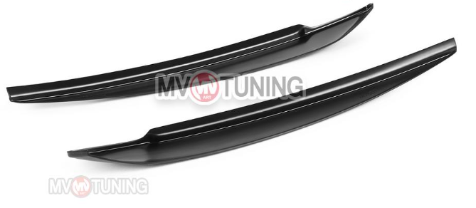 Накладки на фары (реснички) короткие var №1 для Mazda 3 Hatchback (2004-2009) купить недорого с доставкой в Тюмень