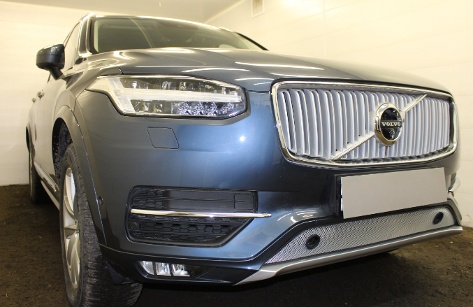 Защита радиатора "Standart" Volvo XC90 (2014-2019) с парткроником , хром купить недорого с доставкой в Тюмень