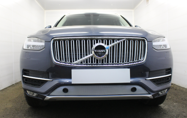 Защита радиатора "Standart" Volvo XC90 (2014-2019) с парткроником , хром купить недорого с доставкой в Тюмень