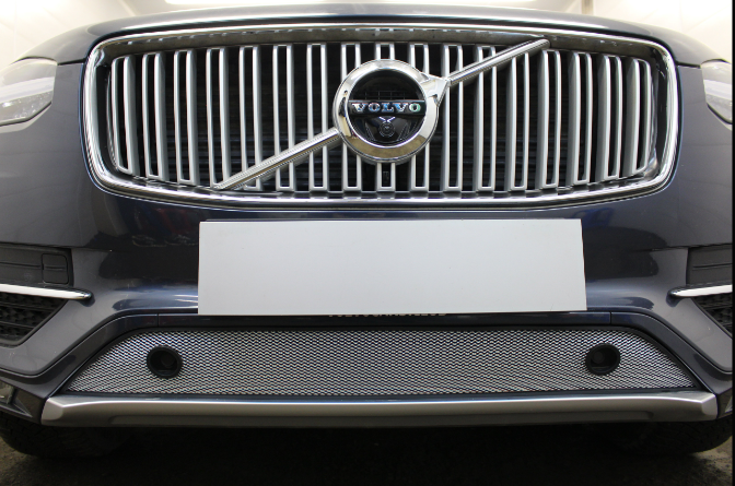 Защита радиатора "Standart" Volvo XC90 (2014-2019) с парткроником , хром купить недорого с доставкой в Тюмень