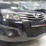 Защита радиатора "Standart" Great Wall Hover H3 (2010-2014) чёрная купить недорого с доставкой в Тюмень