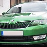 Спойлер переднего бампера (под покраску) для Skoda Rapid (2012-н.в.) купить недорого с доставкой в Тюмень