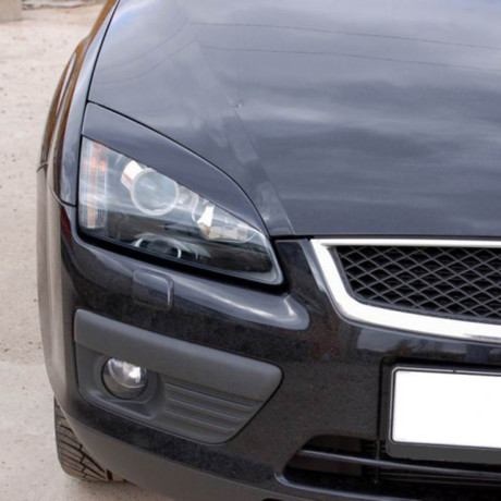 Накладки на фары (реснички) для Ford Focus II (2004-2008) купить недорого с доставкой в Тюмень