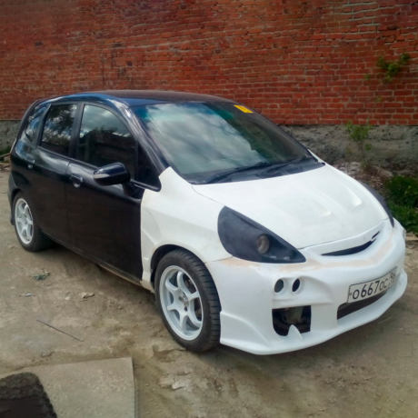 Маски под модульную оптику Hella для Honda Fit GD купить недорого с доставкой в Тюмень