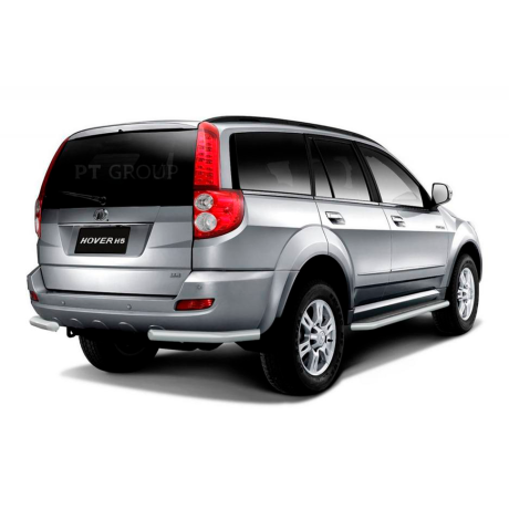 Защита заднего бампера угловая d63мм ИСКРА (ППК) GREAT WALL Hover H5 (2011-н.в.) купить недорого с доставкой в Тюмень