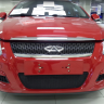 Защита радиатора "Standart" Chery M11 (2010-2016) чёрная купить недорого с доставкой в Тюмень