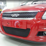 Защита радиатора "Standart" Chery M11 (2010-2016) чёрная купить недорого с доставкой в Тюмень